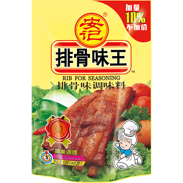 (包装)180gK8凯发排骨味王40包装